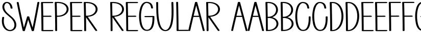 Sweper Regular font