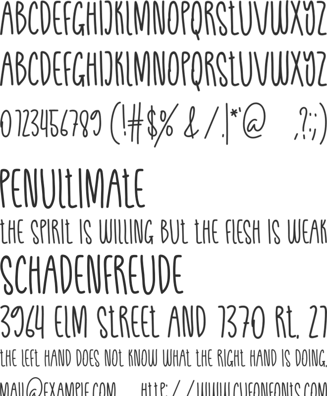 Lovenow font preview