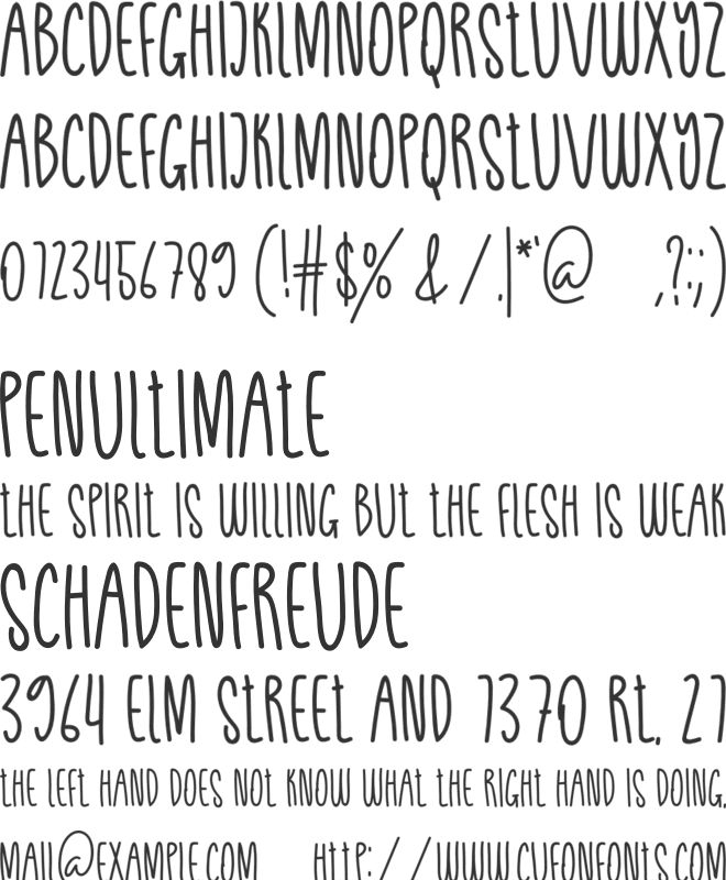 Lovenow font preview