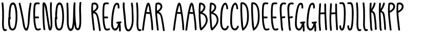 Lovenow font download