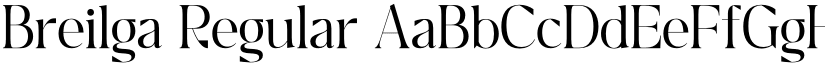 Breilga Regular font