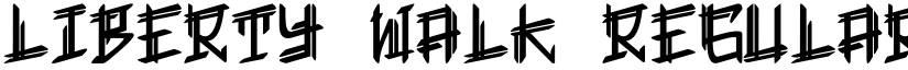 Liberty Walk Regular font