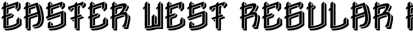 Easter West Regular font