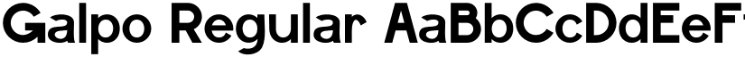 Galpo Regular font