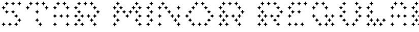 Star Minor Regular font