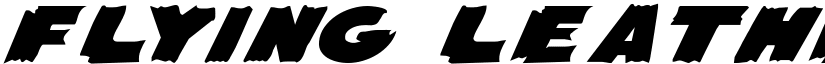 Flying Leatherneck Expanded font