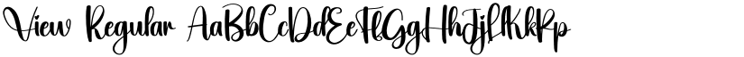 View Regular font