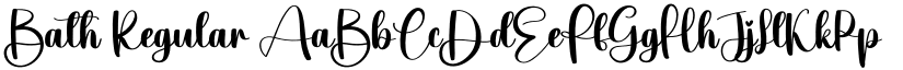 Bath Regular font