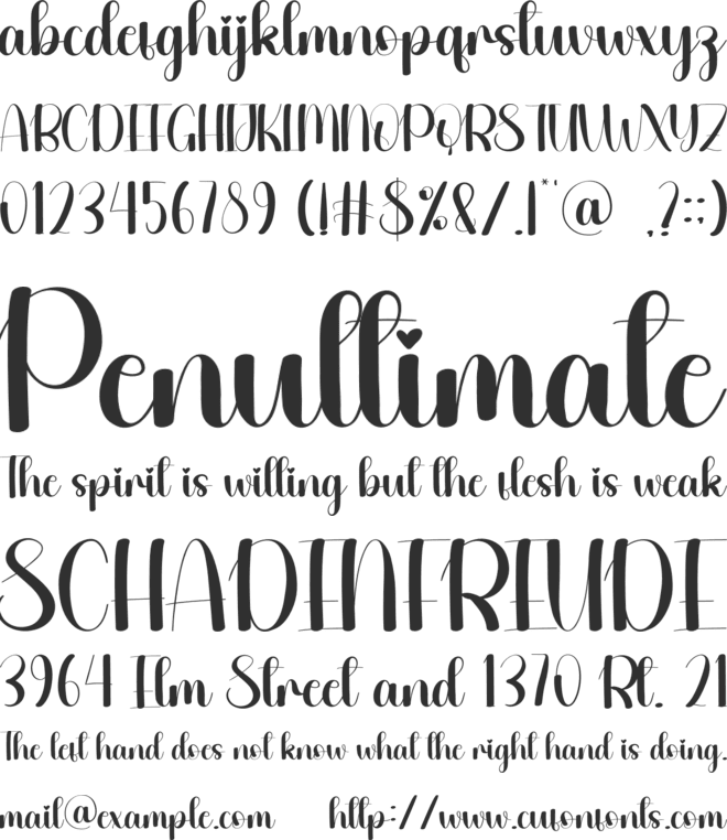 Octopus font preview