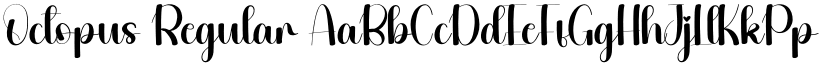 Octopus Regular font