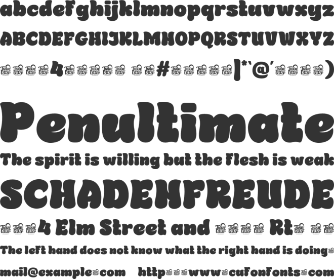 CIROYA Trial font preview