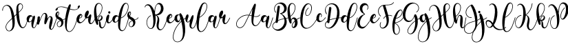 Hamsterkids Regular font