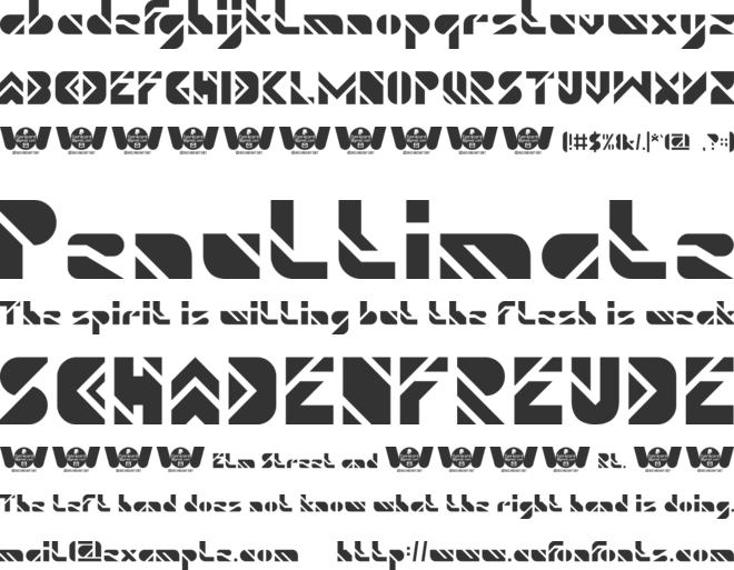 FUTURE SPORT font preview