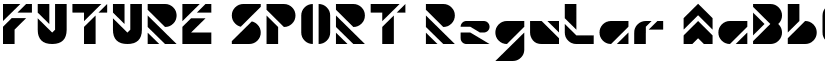 FUTURE SPORT Regular font