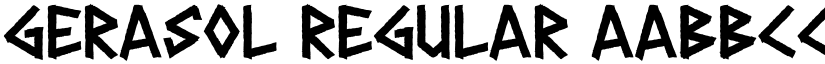 GERASOL Regular font