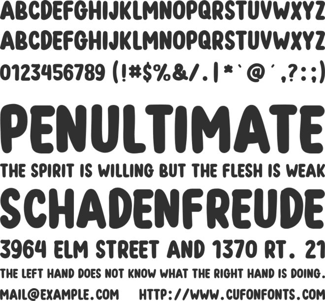 Spicy Crackers font preview