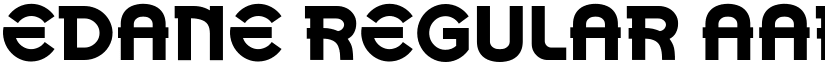 EDANE Regular font