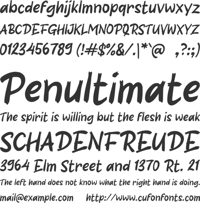 i Imogiri font preview