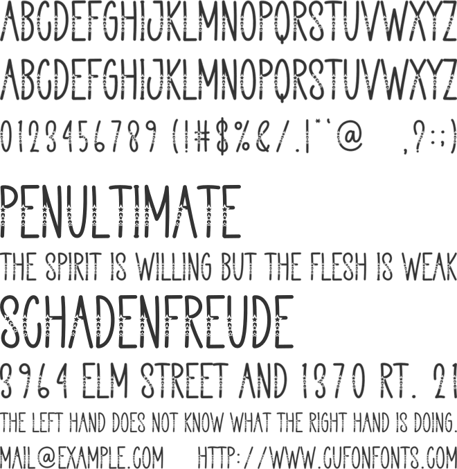 Starcorp font preview
