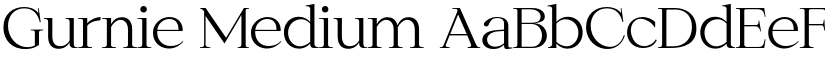 Gurnie Medium font