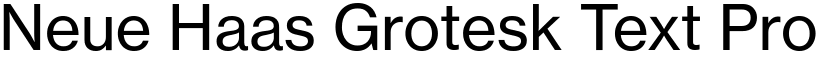 Neue Haas Grotesk Text Pro font download