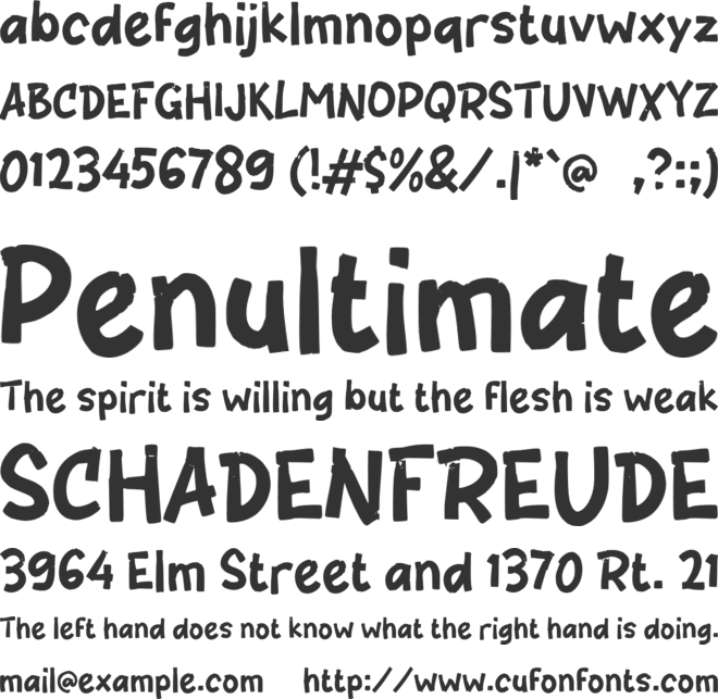 i Iwaizu font preview