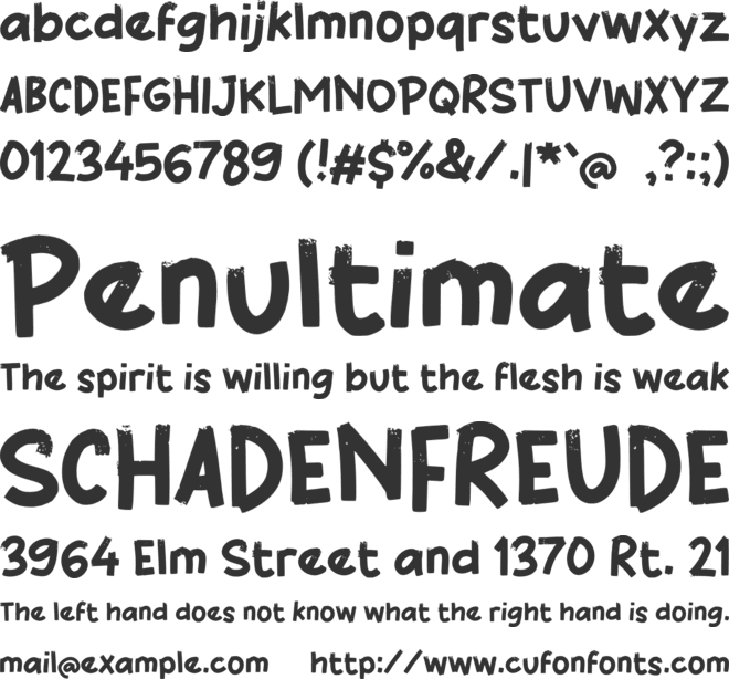 i Itung font preview