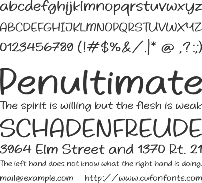 Pinksoda font preview