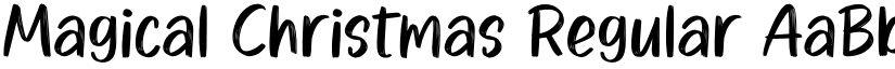 Magical Christmas Regular font