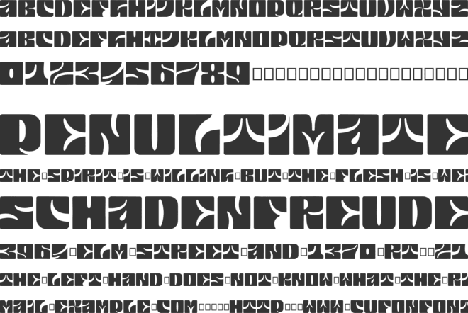 Ether_Solique font preview