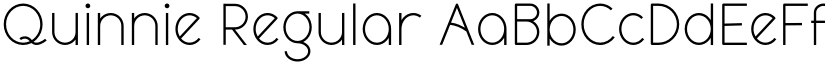 Quinnie Regular font