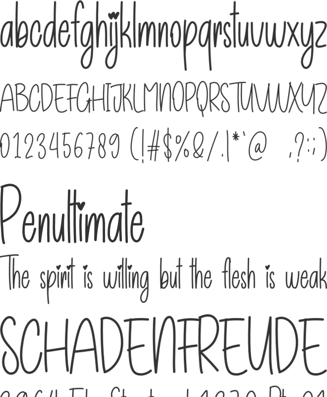 Comeback Christmas font preview