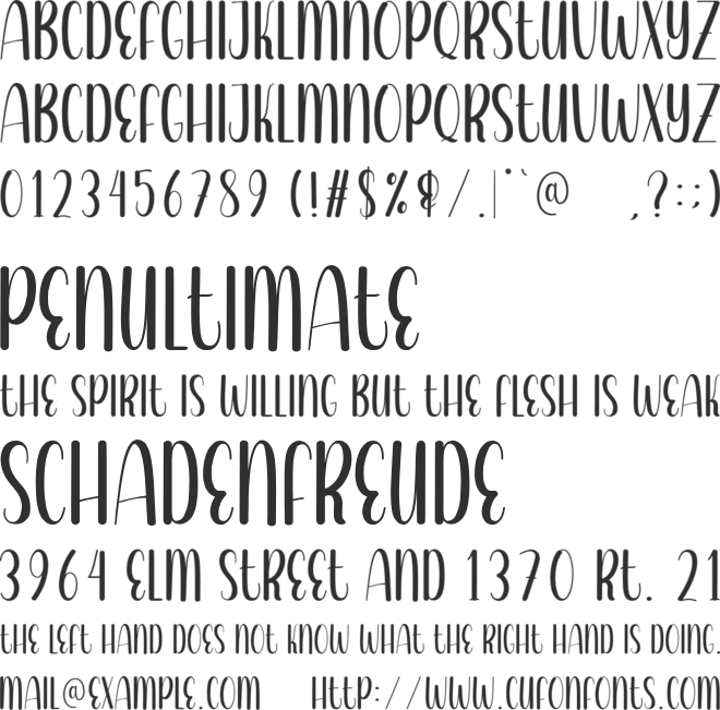 Graphick font preview