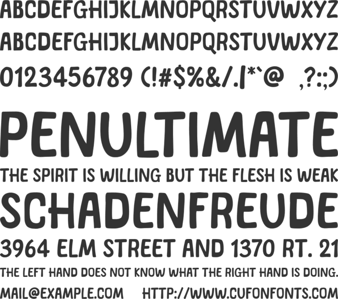 Playgram font preview