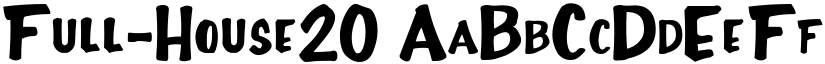 Full-House20 font