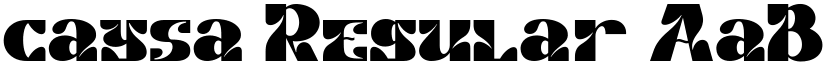 caysa Regular font
