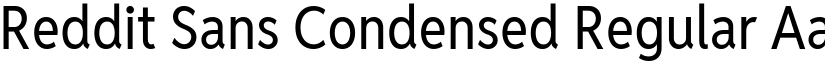 Reddit Sans Condensed Regular font