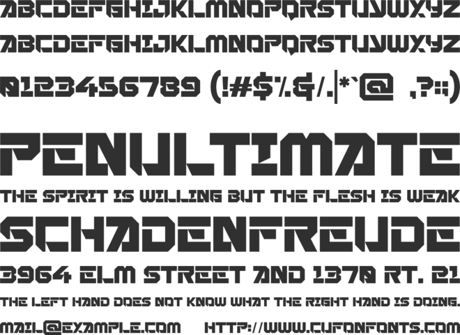 Neutra font preview