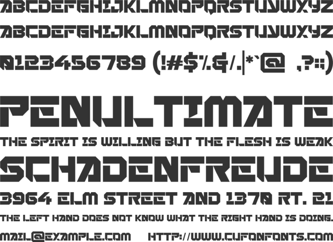 Neutra font preview