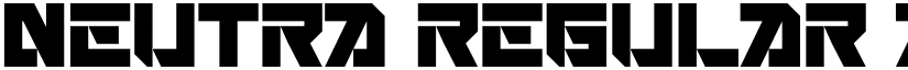 Neutra Regular font