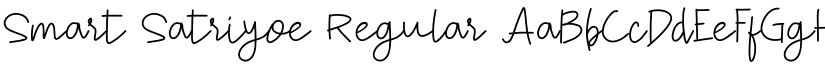 Smart Satriyoe Regular font