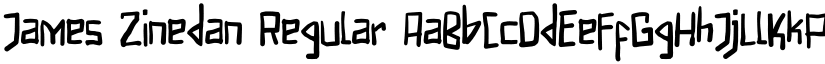James Zinedan font download