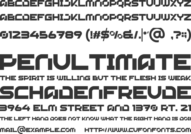 Artpast font preview