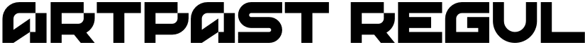 Artpast Regular font