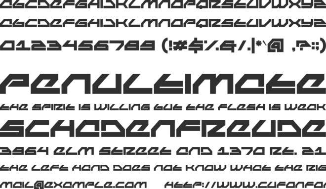 MAKQU font preview