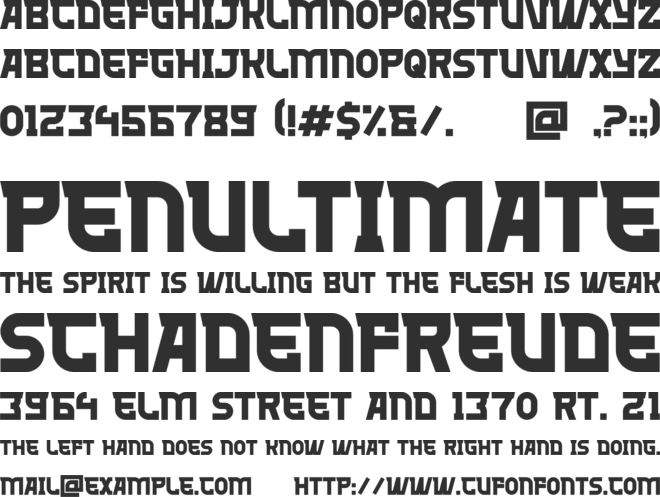 FINALIZED font preview