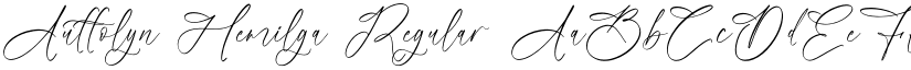 Auttolyn Hemilga Regular font