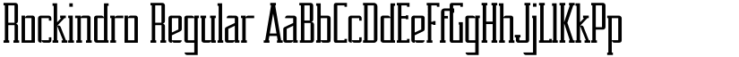 Rockindro Regular font