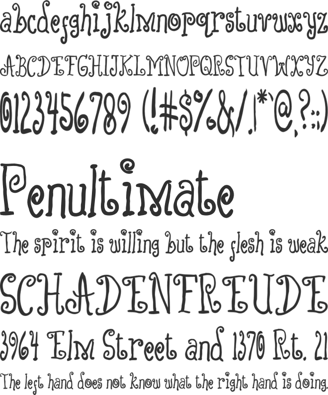 Done Direct font preview