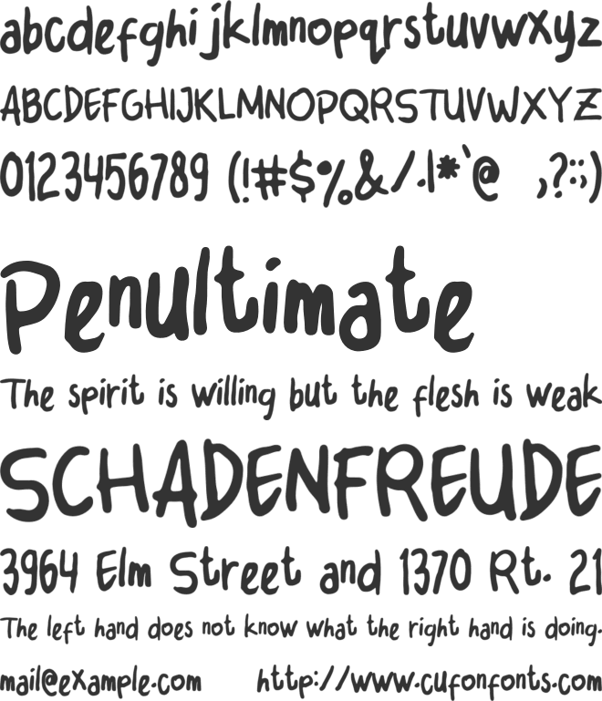 Chocolate Sticks font preview